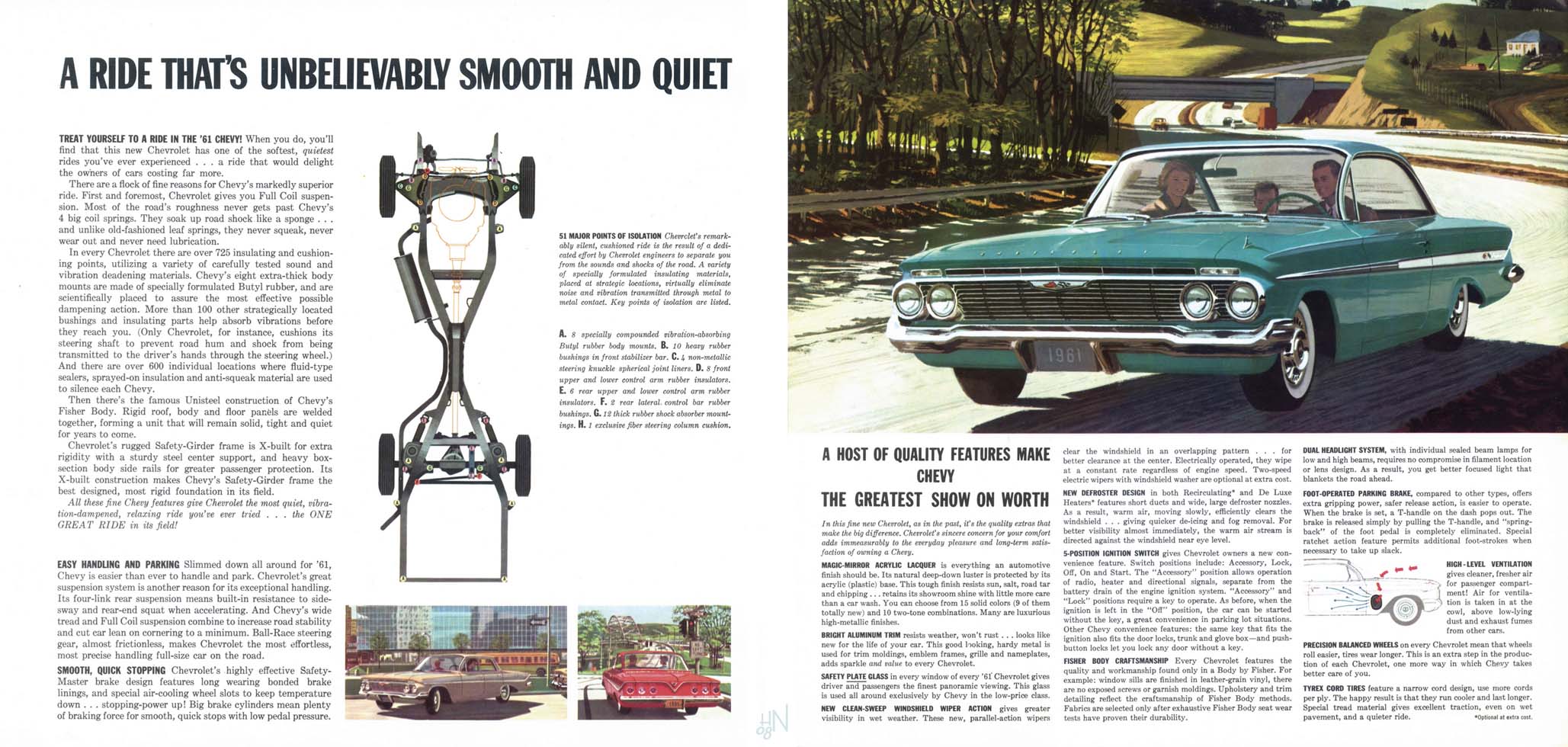 1961 Chevrolet Prestige Brochure Page 2